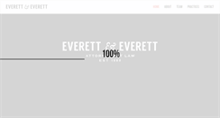 Desktop Screenshot of everettandeverett.com